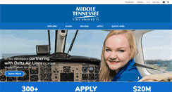 Desktop Screenshot of mtsu.edu